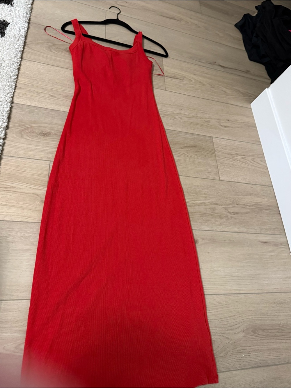 Abercrombie & Fitch Red Maxi Bra Free Dress